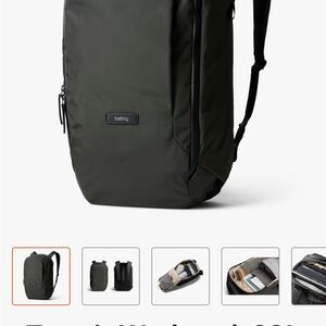 Bellroy Transit Plus Black Backpack